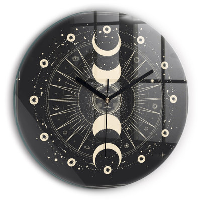 Glass Wall Clock
