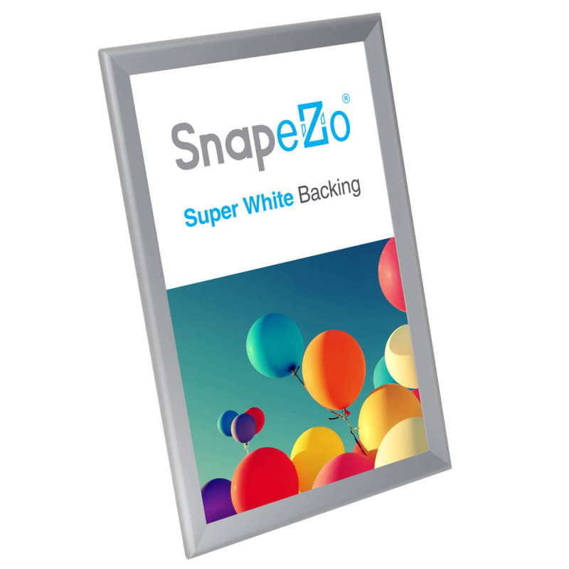 Cadre en aluminium Snapezo Snap Frame, 32 po x 48 po, Argent