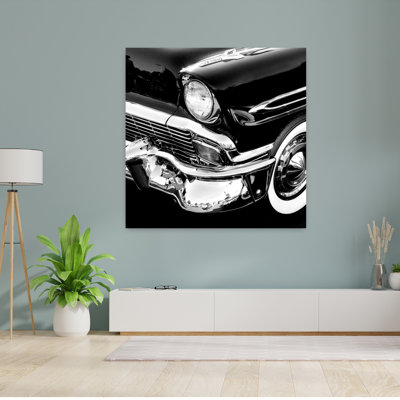 Voiture rétro, art contemporain