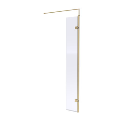 185 mm H Semi-Frameless Wet Room Glass Screens