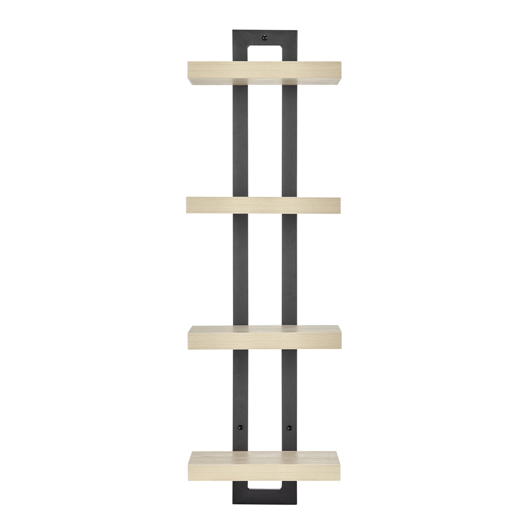 Monya Slim 4-Tier Floating Wall Shelf Ebern Designs 