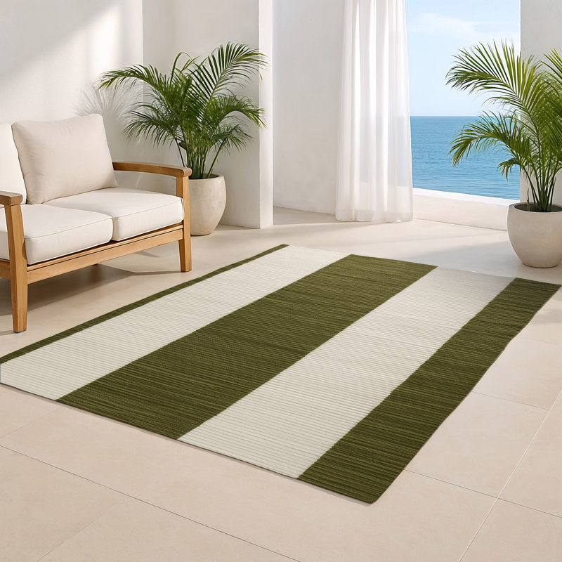 Tapis d'intérieur et d'extérieur à carreaux beige, Rectangulaire 2 pi x 3 pi