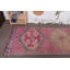 Tapis tissés à plat, tapis turc, tapis en laine rose, tapis de couloir 3 pi x 11 pi, tapis orientaux, tapis rétro