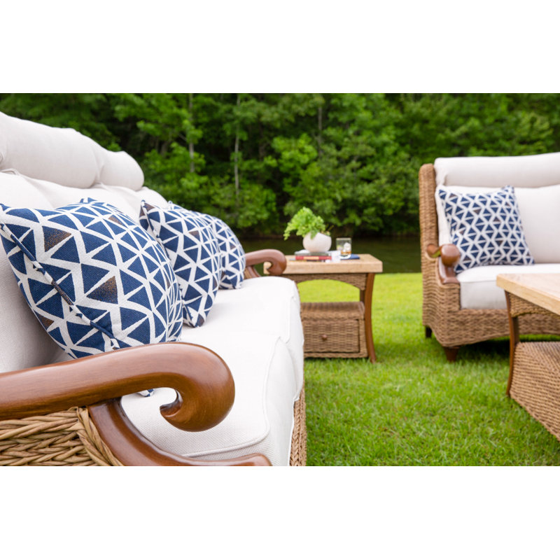 Brookside Outdoor 3 - Seat Patio Sofa, Nurture Pebble