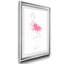 Flamingo Splash II - reproduction de photo encadrée sur papier-864148068-864148065