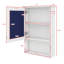 Armoire de rangement de salle de bain murale 20 "avec miroir et tablette intérieure réglable-2015612983