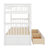 Bunk Bed With Drawers, Convertible Beds-1223143271