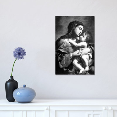 Madonna And Child by Elisabetta Sirani - Wrapped Canvas Painting