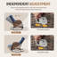 Chaise berçante inclinable avec dossier et repose-pieds Arcturus-364302594-364302606
