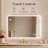 32" H x 24" W Smart LED Lighted Vanity Mirror, Frameless Rounded Wall Mounted Mirror with Memory Function