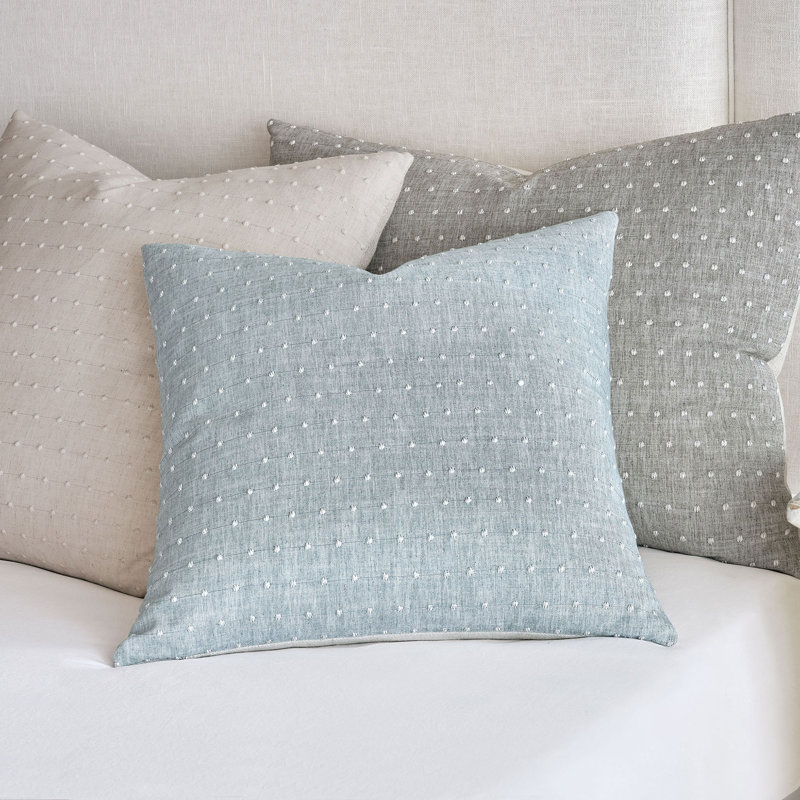 Clearview Square Pillow Cover & Insert, Cream, 22" x 22"