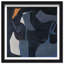 Obscured Voices II Shadowbox Abstract Print by Oliver Gal, Black Frame, 12 x 12-302187941-302187943