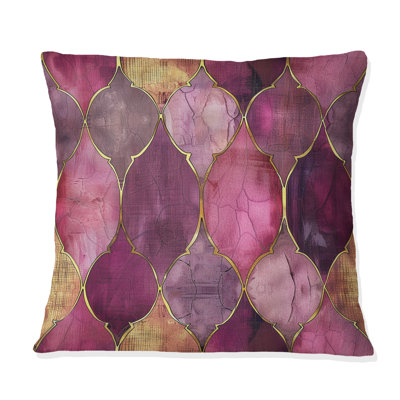 Coussin Magenta Diamond Glam II - Transitional