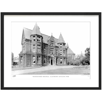 Woodford Bridge, Claybury Asylum 1908 by Francis Frith - Single Picture Frame Print