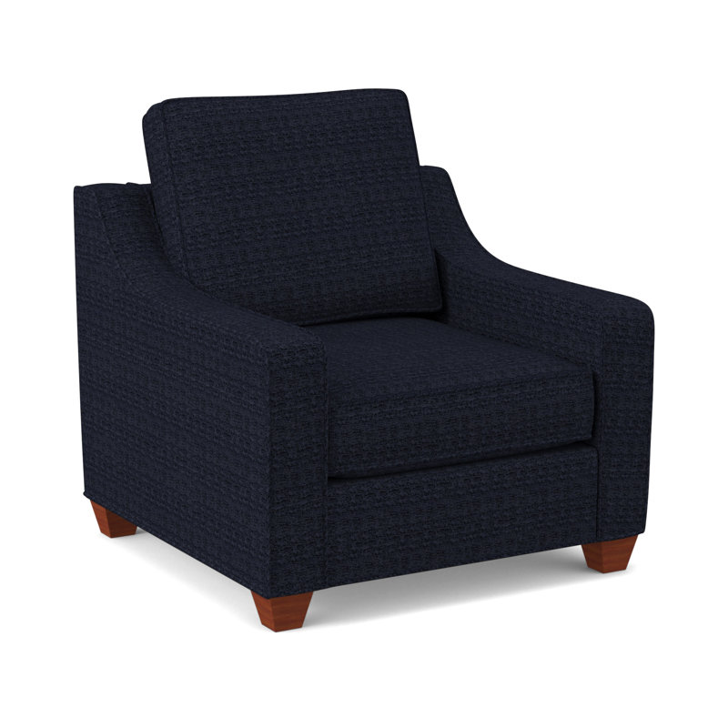 Clark Upholstered Armchair, BM Cherry, Saylor Navy