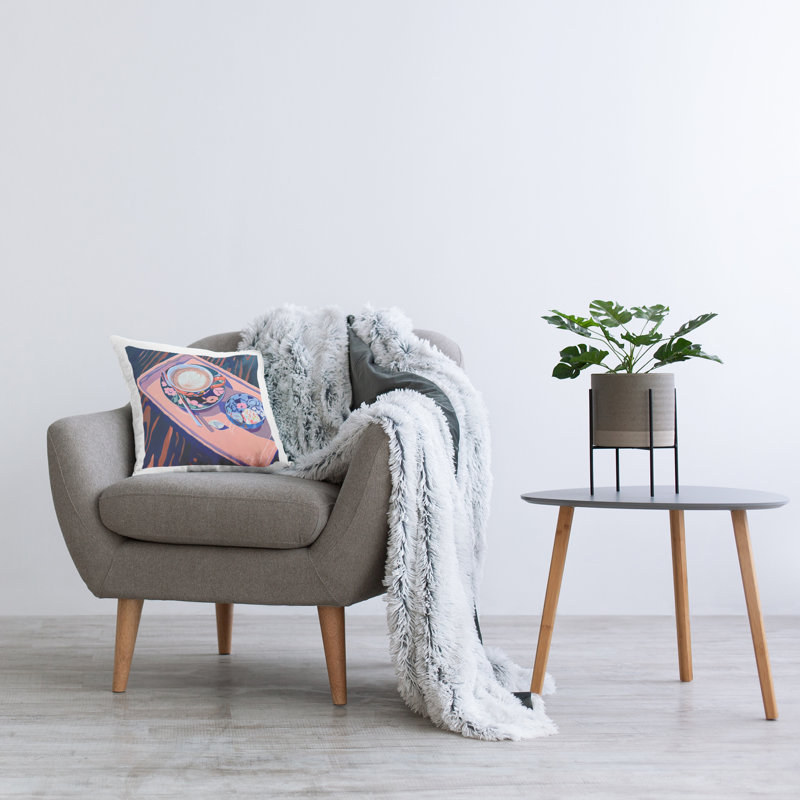 Coussin décoratif Vibrant Modern Latte Tray