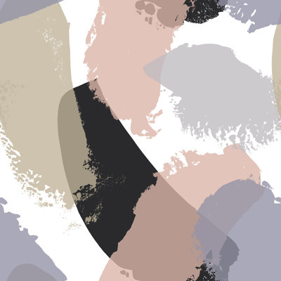 Seamless Abstract Hand-Drawn Waves Pattern by Meranna - Wrapped Canvas Print