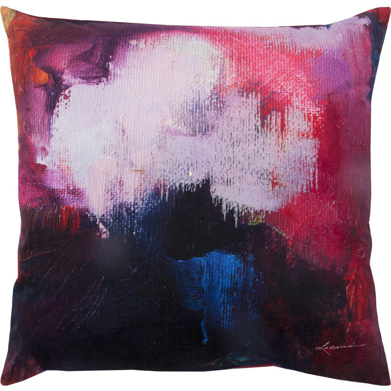 Mcnelly Feather Linen Throw Pillow