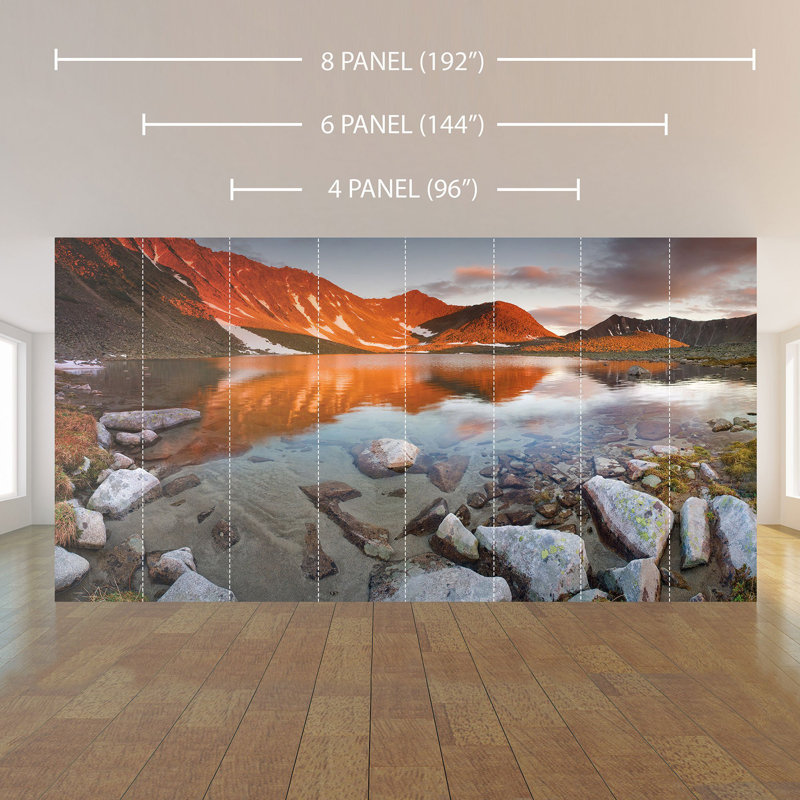 Panneau de papier peint Behrendt, L 100,08 po x l 96 po (4 panneaux)