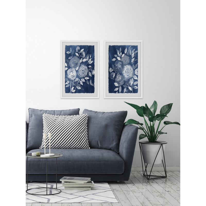 " Bouquet Diptych " 2 - Pieces, 18" H x 12" W x 1.5" L