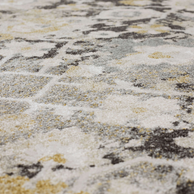 Tapis gris en polyester Windermere Karastan Ireby, Rectangle 6 pi 6 po x 9 pi 10 po