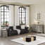 Ensemble de commode de chambre 3 pièces Lghm - Commode 8 tiroirs et deux tables de chevet 2 tiroirs, gris délavé