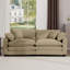 Canapé de salon moderne en tissu avec 4 coussins rembourrés Modern-65292310-65292311-65292314