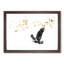 Bald Eagle in Flight in Abstract - Picture Frame Painting Print-55683291-55683287