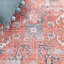 Arizona Dynasty Machine Washable Area Non-Slip Rug In Red & Blue-554290852