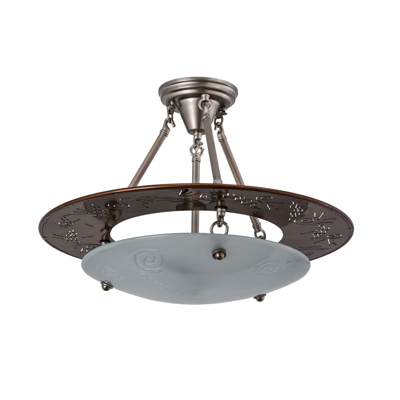 Luminaire suspendu unique à 2 lumières Aquinnah