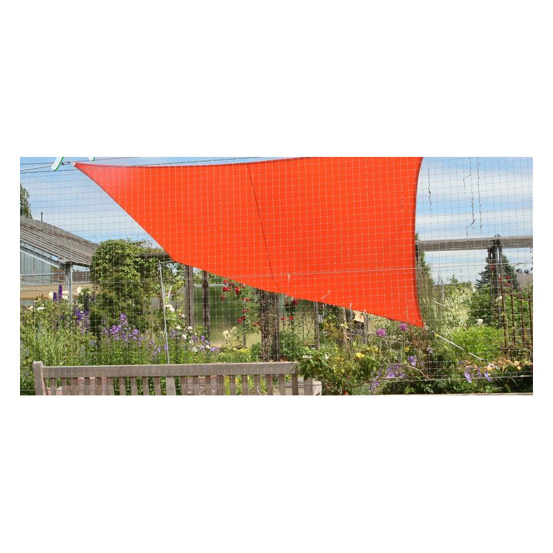 Concave Sun Shade Anthracite 300 x 250cm, Orange