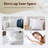 100% Cotton Shell Feather Down Soft Medium Throw Pillow Inserts(Set of 2)-111634279