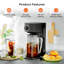 Permanent nylon filter espresso & coffee machine