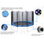 Kathaleen Freeport Park 10ft Round Backyard Trampoline with Safety Enclosure