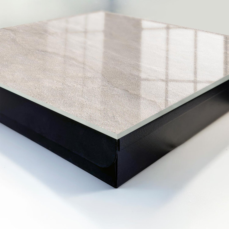 Key storage cabinet, Opens to the right, 30x30x5, Black, Minimalist elegance and natural texture, 