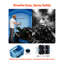 Cabine de peinture gonflable portable avec double système de filtre et puissant ventilateur - Tente de cabine de pulvérisation professionnelle pour les projets d'automobile, de mobilier et de bricolage