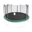 15' Round Backyard Trampoline with Safety Enclosure-6057312