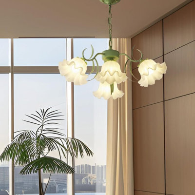 4 - Light Round LED Chandelier