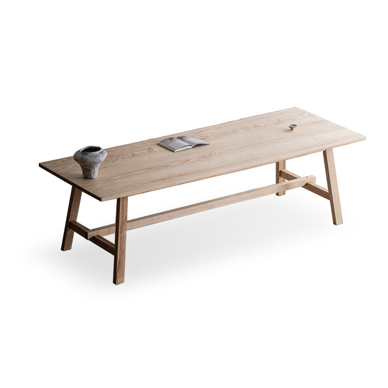 Table de salle à manger Burlywood, H 29,53 po x L 86,61 po x l 35,43 po