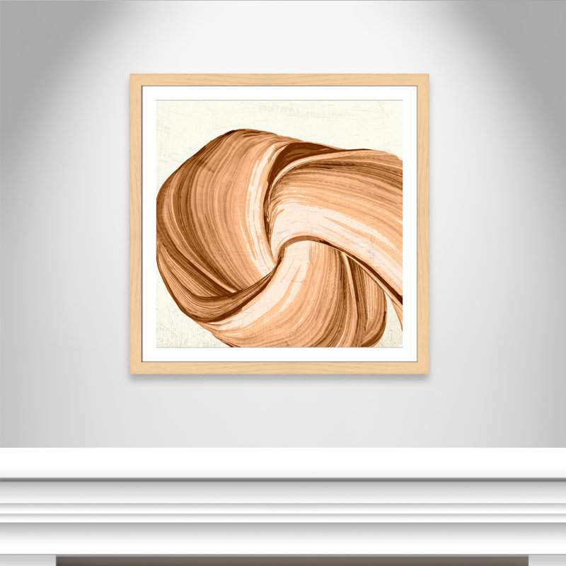 Orange Tango I imprimé par , 37.5'' W x 37.5'' H, Imprimé mat, Naturel