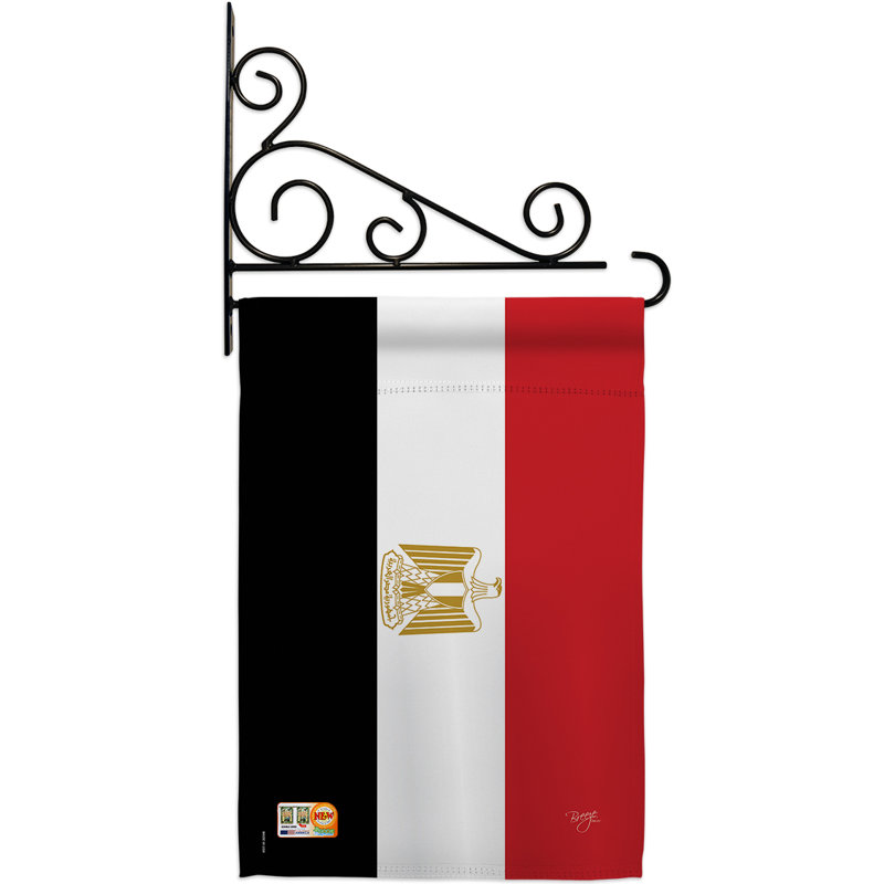 Double Sided 18.5'' H x 13'' W Polyester Flag Set
