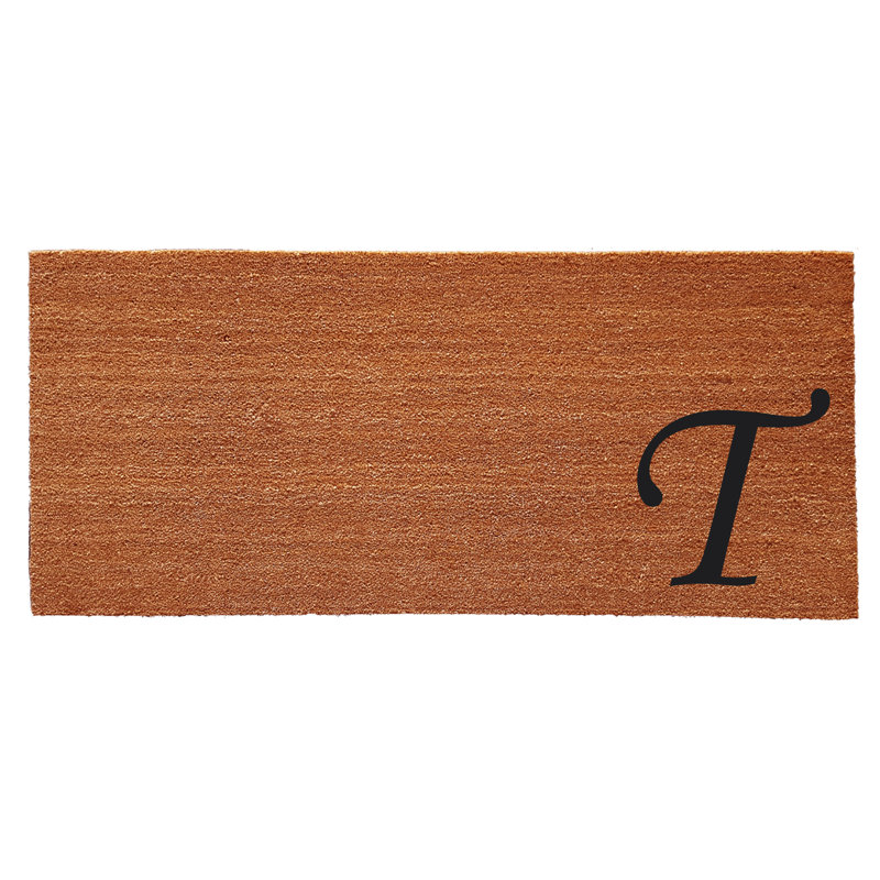 Zebrowski Non-Slip Doormat, T, Rectangle 2' x 4'
