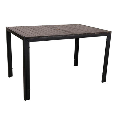Plateau de table et lattes en acier 30 po x 48 po intérieur / extérieur