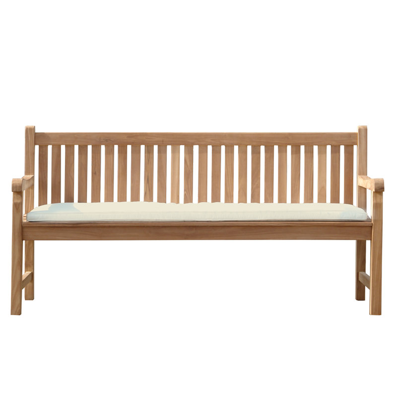 Toscana Bench Cushion, Beige, 5cm H x 152cm W x 44.5cm D