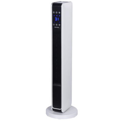 Homevision Technology Ecohouzng 1500 Watt 5000 BTU Electric Tower Space Heater with Adjustable Thermostat and with Digital Display