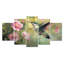 Colibri dans le jardin de la ferme I - Art mural oiseau - Art mural moderne sur toile