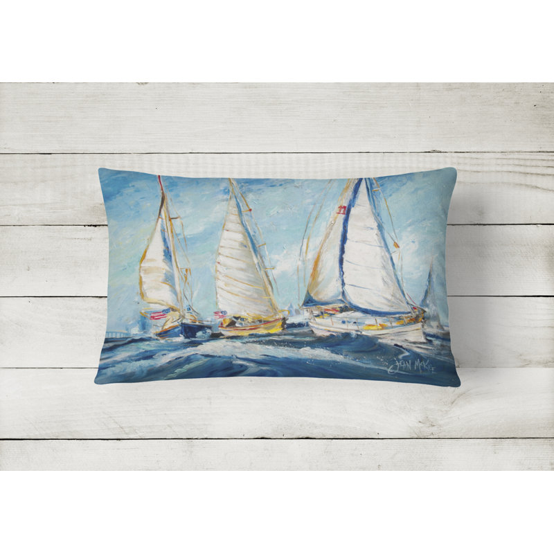 Outdoor Reversible Throw Pillow