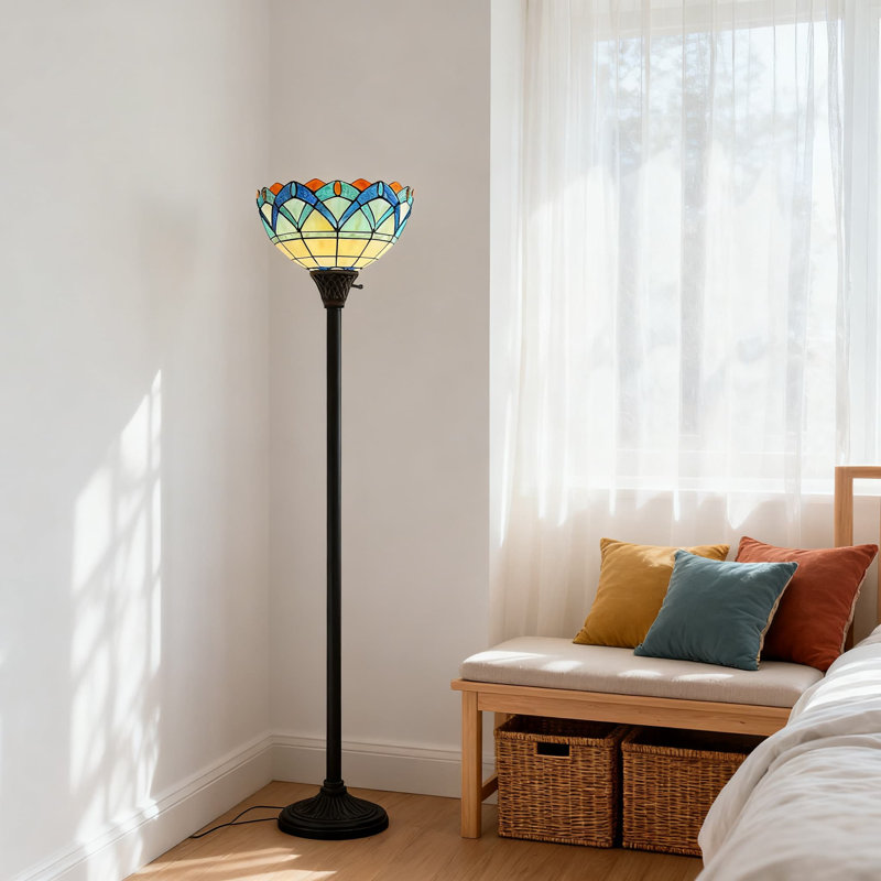 Lampe torchère Tiffany
