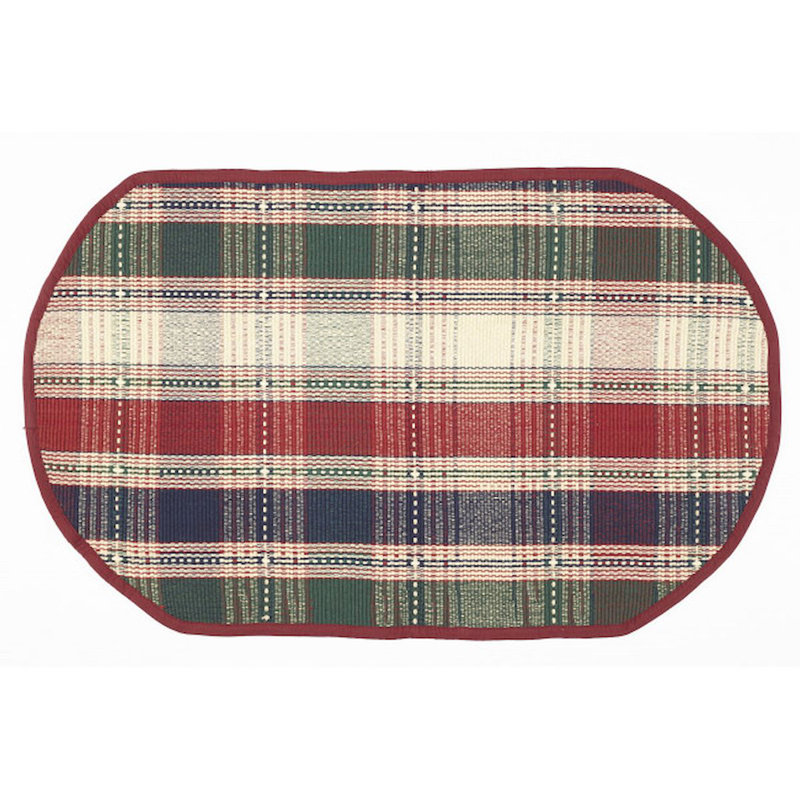Krystallee Cotton Plaid Indoor Rug
