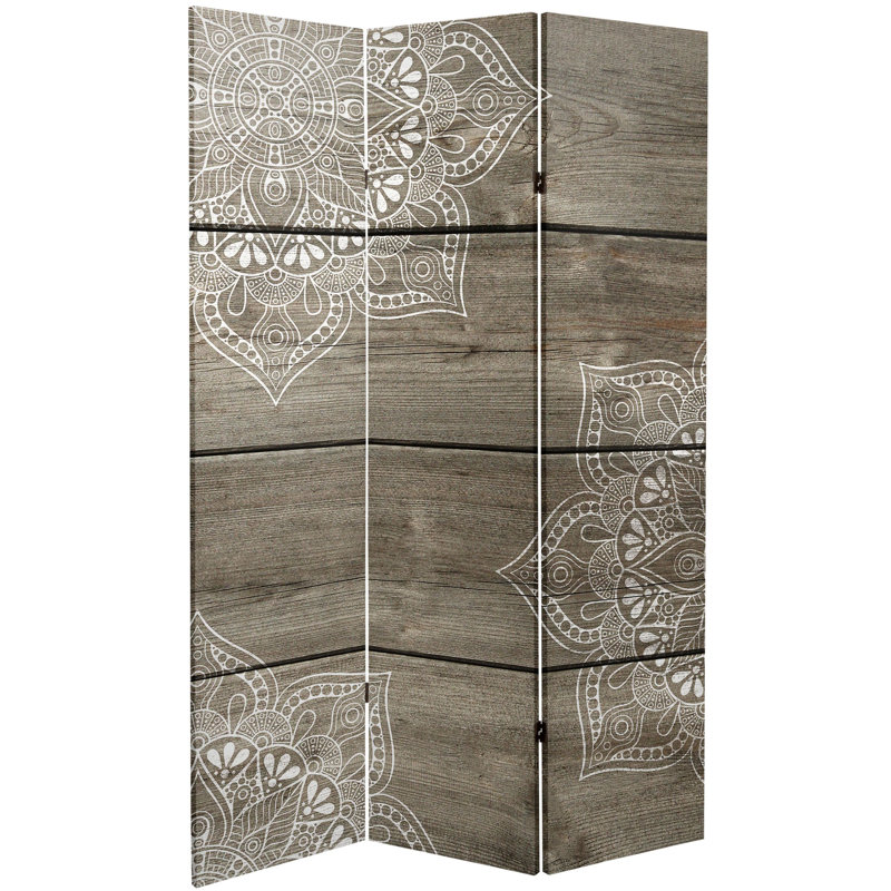 Fellman Mandala Folding Room Divider, 6ft Tall